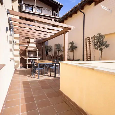 El Sueno Del Buho 3. Chimenea Y Terraza. Beceite